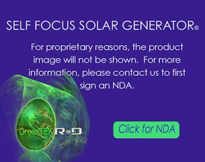 Self Focus Solar Generator